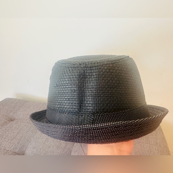 Charcoal Gray Unisex Fedora Hat - Picture 12 of 12